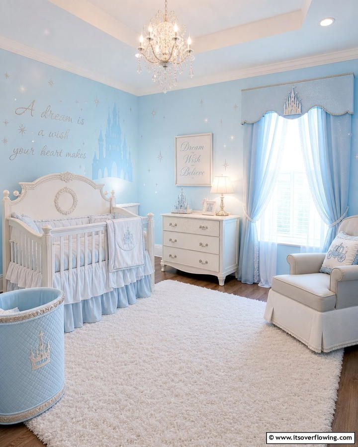 Cinderellas Dreamy Nursery - 30 Disney Nursery Ideas for Magical Baby Rooms