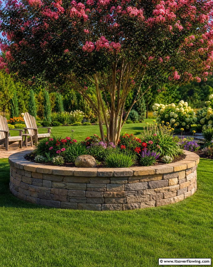 Circular Retaining Rock Wall - 20 Natural Rock Retaining Wall Ideas for a Stunning Yard