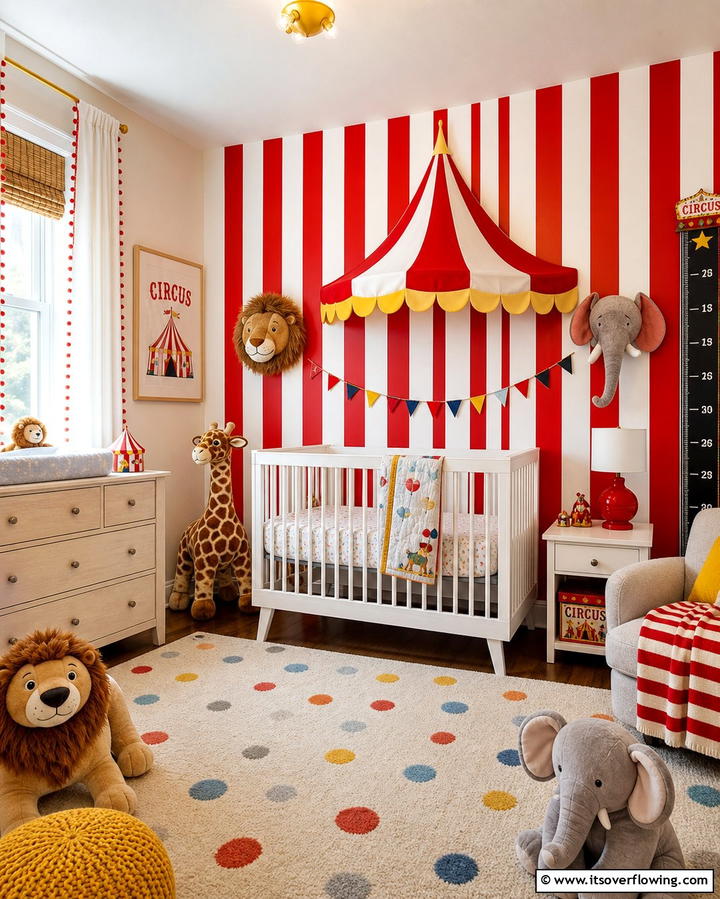 Circus Themed Nursery - 25 Whimsical Nursery Ideas for a Magical Space