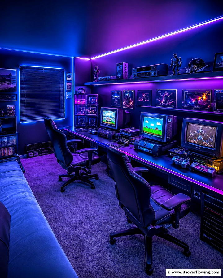 Classic 90s Gaming Corner - 30 90s Bedroom Decor Ideas for Retro Rewind Style