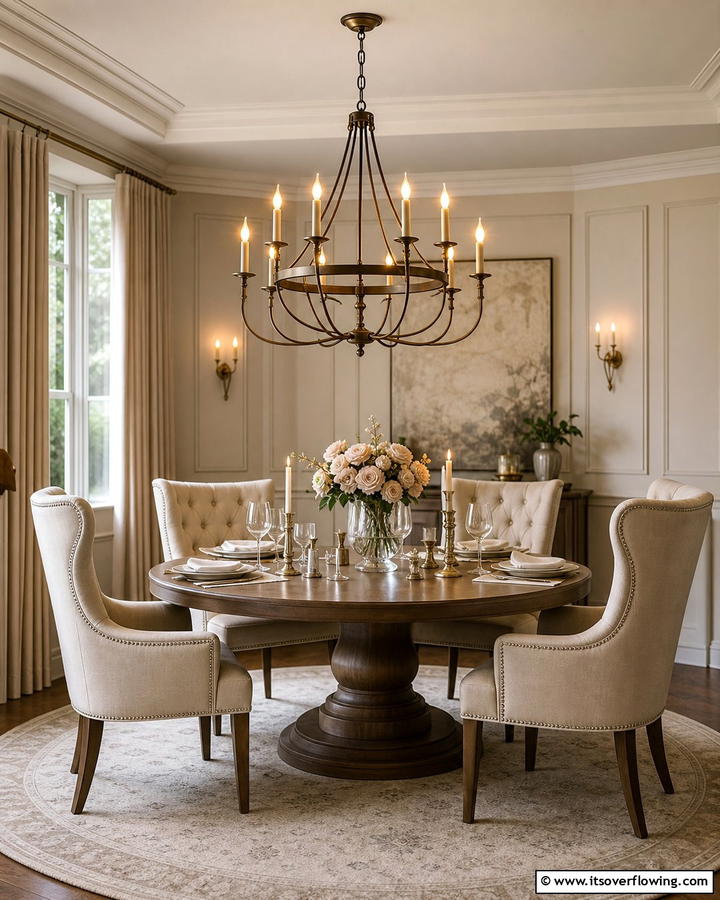Classic Candlelight Ambience - 21 Dining Room Lighting Ideas to Elevate Your Space