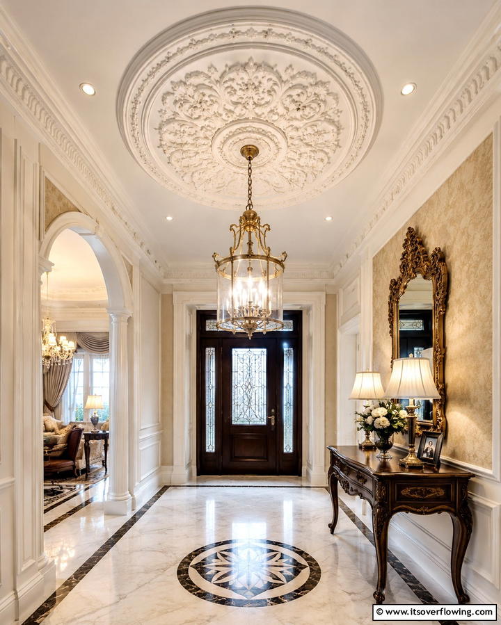 Classic Ceiling Medallions - 30 Accent Ceiling Ideas to Elevate Your Space