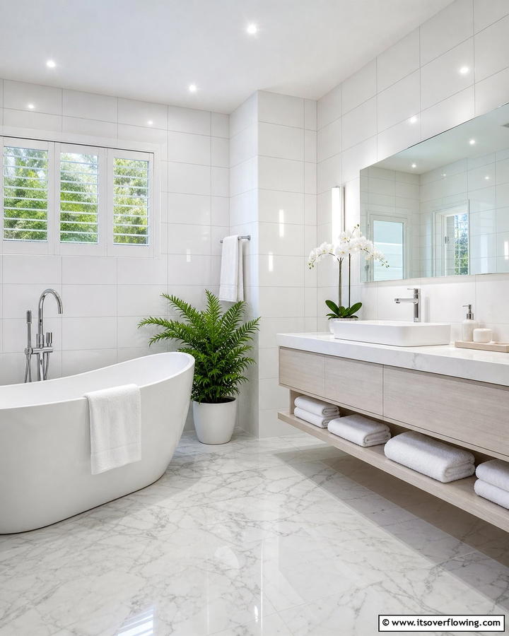 Classic Ceramic Tile Walls - 30 Wall Covering Ideas to Transform Your Interior Design
