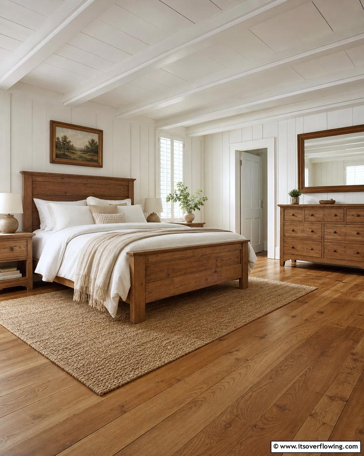 Classic Country Simplicity - 21 Farmhouse Bedroom Ideas for Rustic Comfort