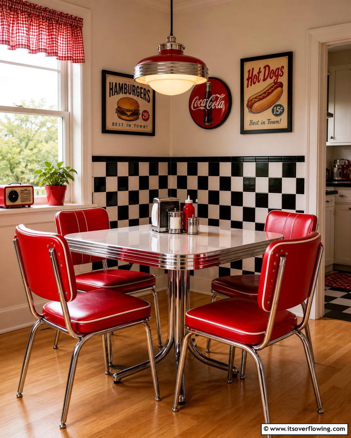 Classic Dinette Sets - 25 Retro Kitchen Ideas for a Vintage Vibe