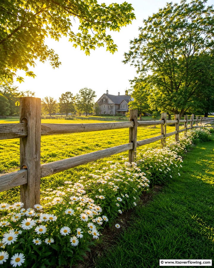Classic Farmhouse Fence - 30 Backyard Fence Ideas for Style and Functionality