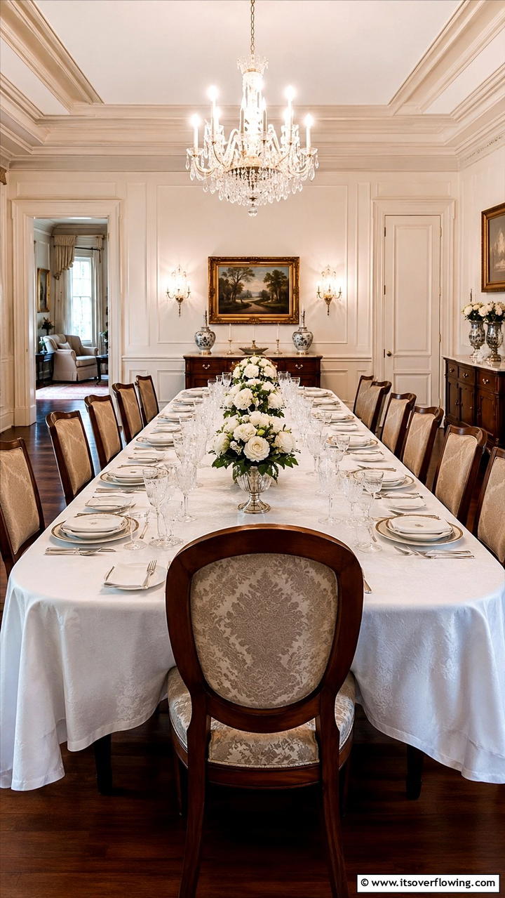 Classic Formal Table Setting - 21 Creative Table Setting Ideas for Every Occasion