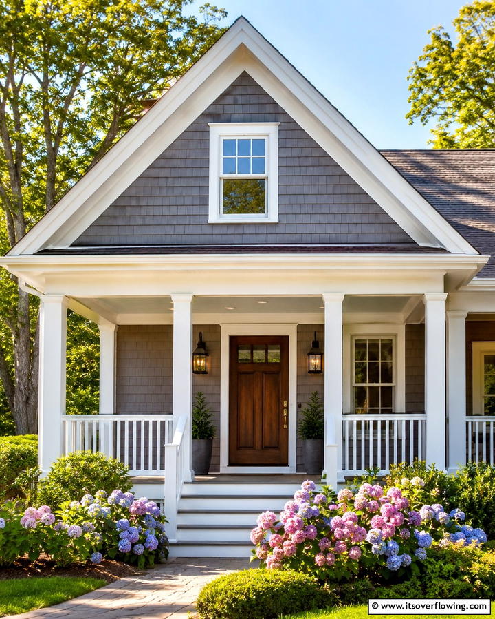 Classic Gable Roof - 25 Front Porch Roof Ideas- Enhance Your Home’s Curb Appeal