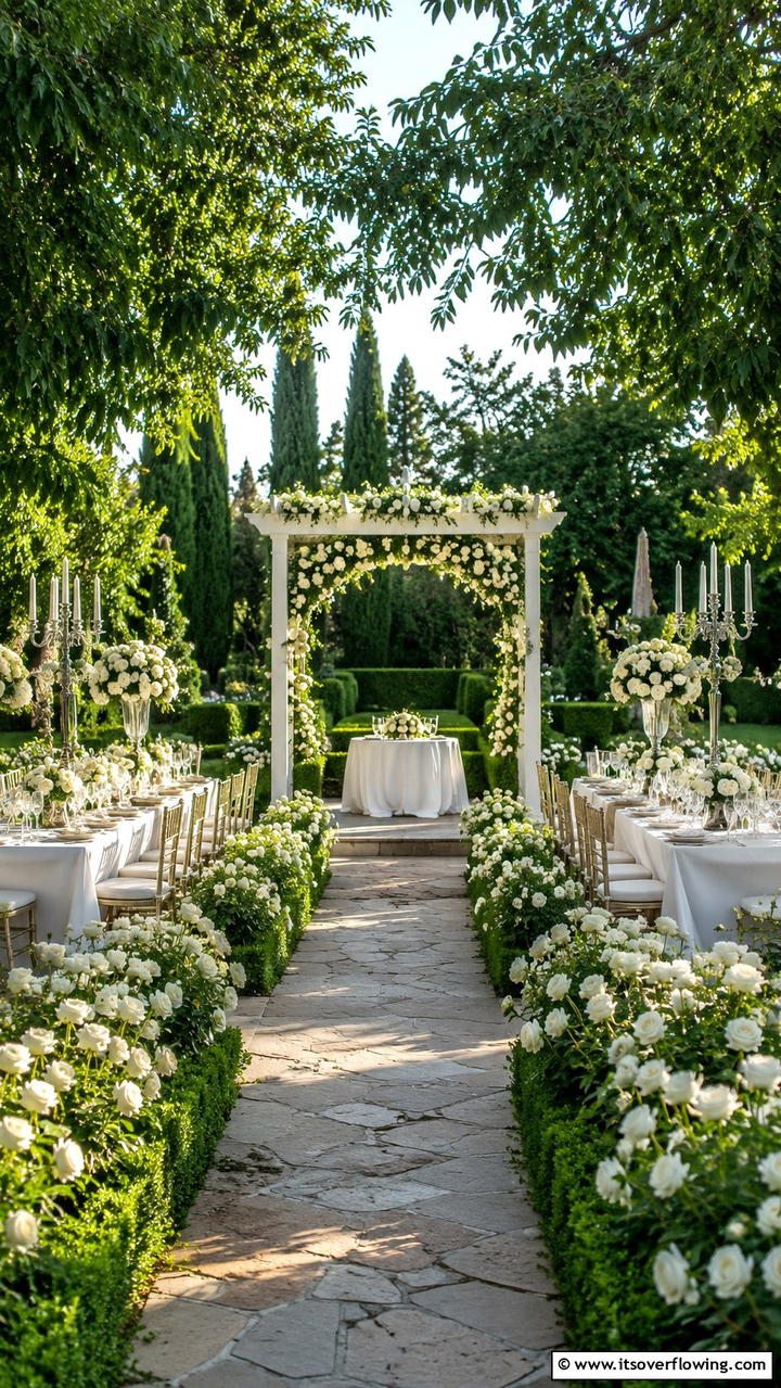 Classic Garden Elegance - 30 Garden Wedding Ideas- Enchanting Outdoor Celebration Themes