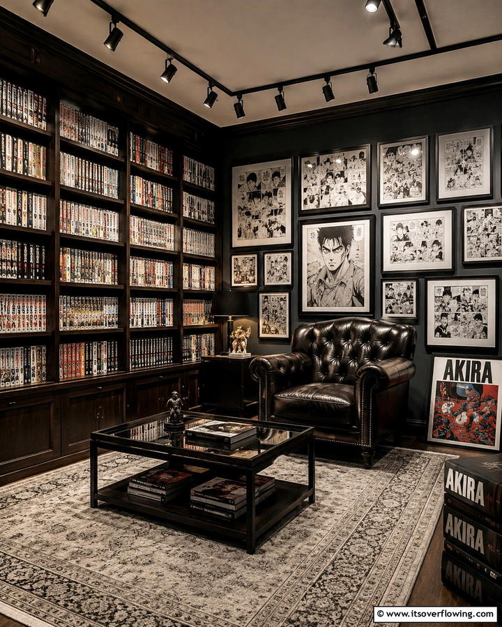 Classic Manga Memory Room - 30 Anime Room Ideas for Otaku-Inspired Spaces