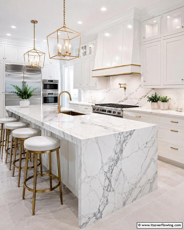 Classic Marble Surfaces - 25 French Interior Design Ideas for Elegant Living