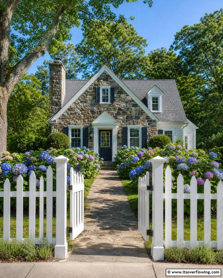 Classic Picket Fence - 25 Wood Fence Ideas to Enhance Your Outdoor Space