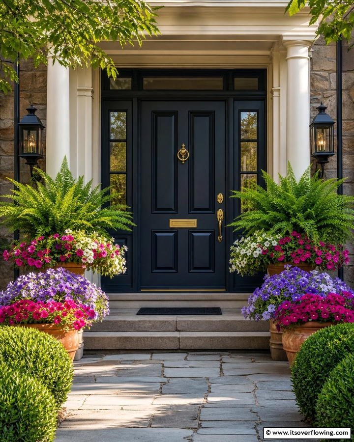 Classic Potted Elegance - 21 Front Door Plants for a Welcoming and Lush Entryway