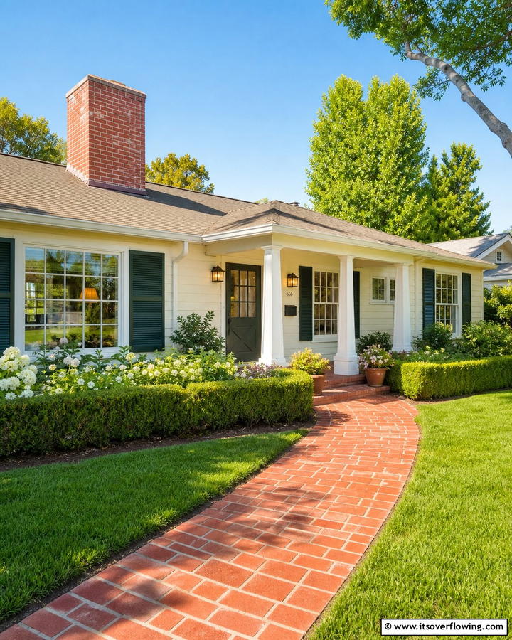Classic Ranch Revival - 21 Ranch Home Curb Appeal Inspiration Ideas