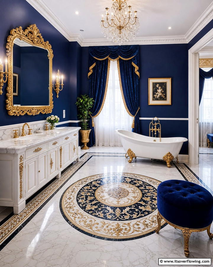 Classic Royal Touch - 21 Luxury Bathroom Ideas for a Spa-Like Retreat