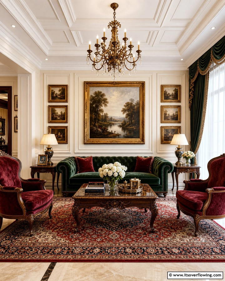 Classic Sophistication - 21 Living Room Design Ideas for a Cozy & Chic Atmosphere