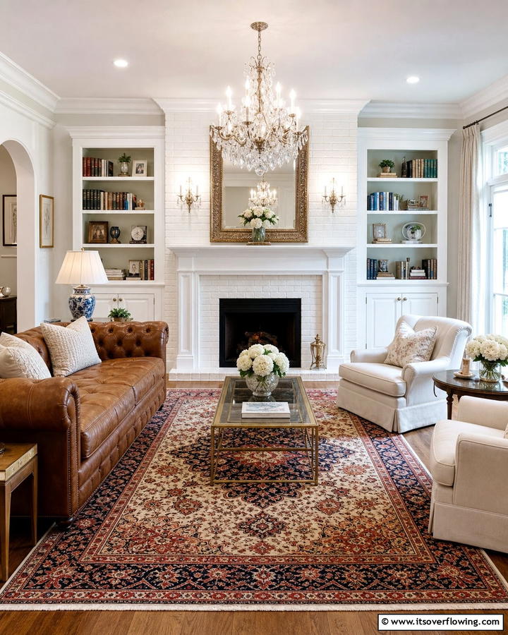Classic Timeless Redesign - 21 Painted Brick Fireplace Makeovers for Modern Interiors