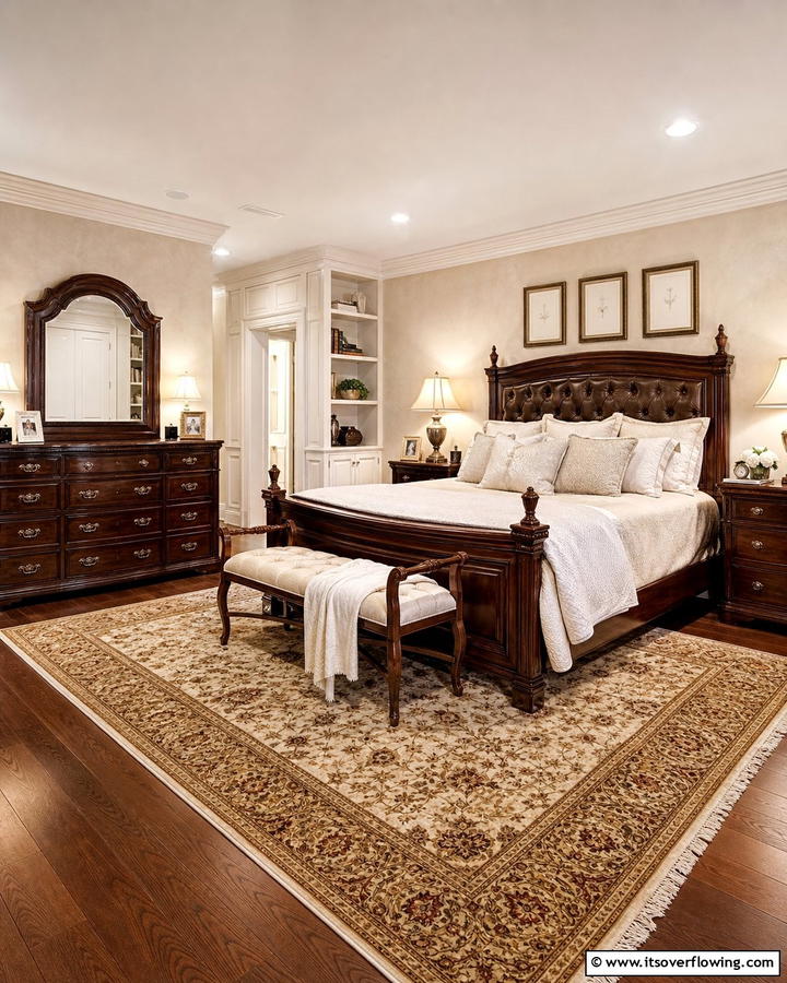 Classic Timeless Sanctuary - 21 Master Bedroom Ideas for Luxurious and Relaxing Retreats