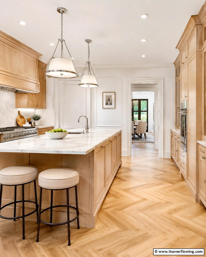 Classic Timeless Simplicity - 30 Kitchens with Light Wood Cabinets- Warm & Airy Designs