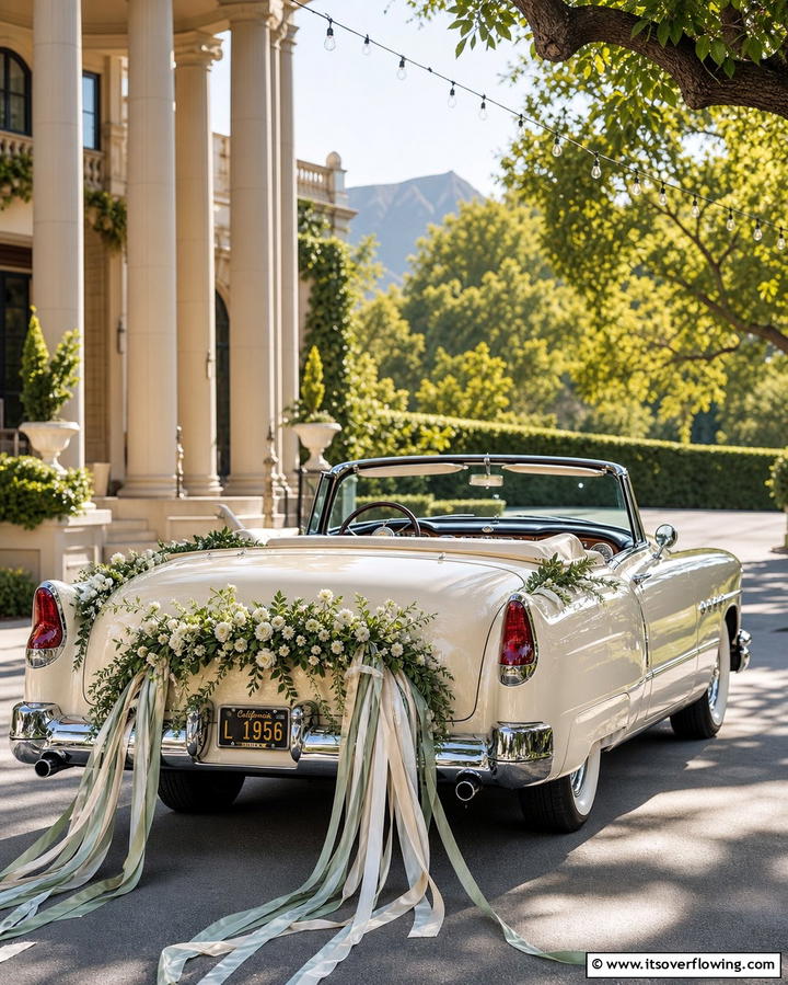 Classic Vintage Car Send Off - 25 Vintage Wedding Ideas for a Nostalgic Celebration