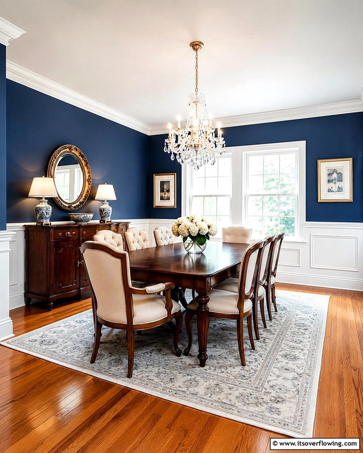 Classic Wainscoting Panels - 25 Wall Paneling Ideas to Elevate Your Home Decor