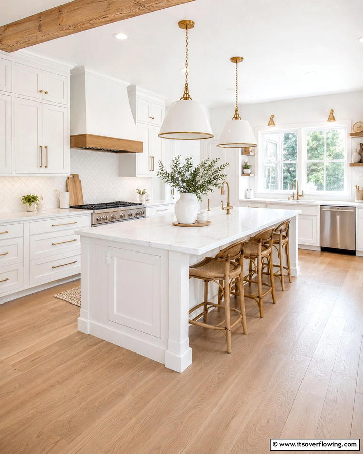 Classic White Cabinets for Timeless Appeal - 25 Painting Kitchen Cabinet Ideas for a Fresh Look