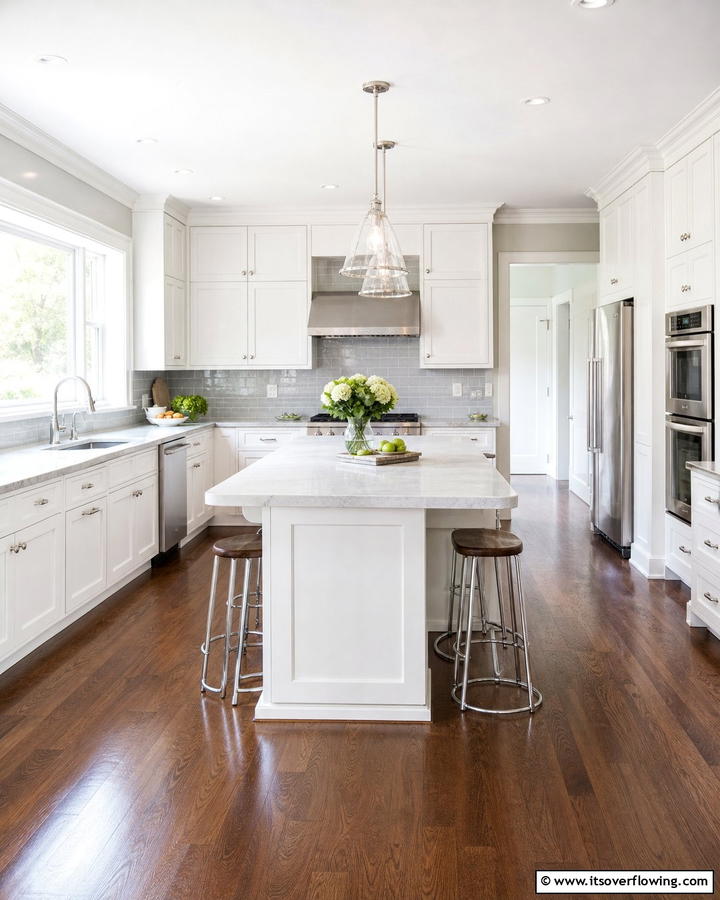 Classic White Shaker Cabinets - 21 Kitchen Cabinet Ideas for Every Style and Budget
