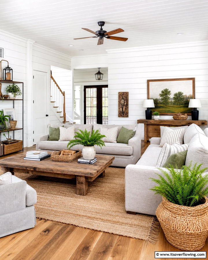 Classic White Shiplap Walls - 25 Shiplap Wall Ideas to Add Texture and Character