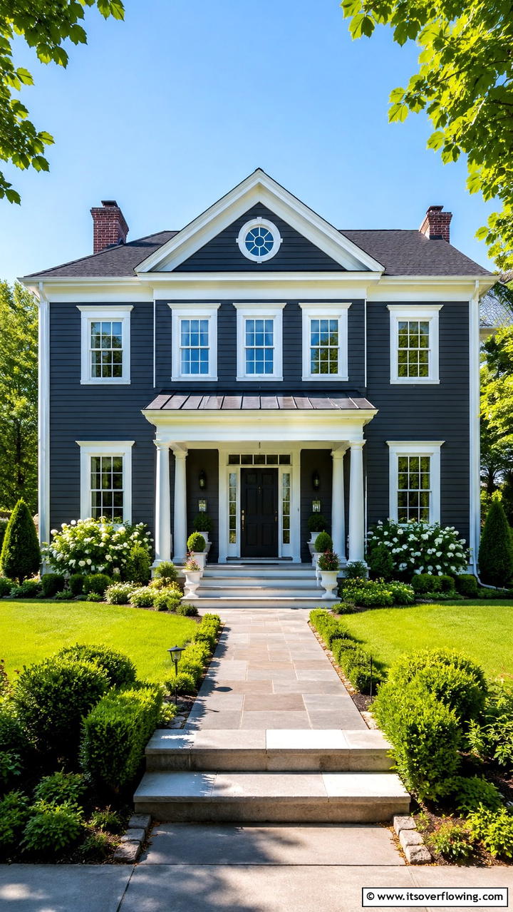 Classic White Trim - 30 Exterior Window Trim Ideas to Enhance Curb Appeal