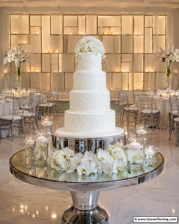 Classic White Wedding Cake - 30 Timeless Classic Wedding Inspiration Ideas for Elegant Celebrations