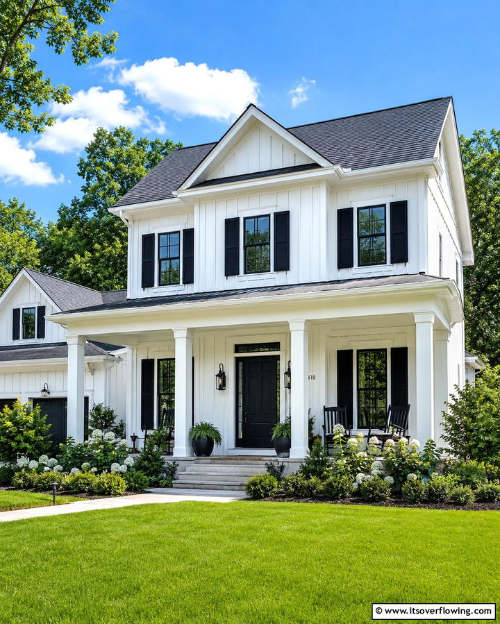 Classic White - 25 Trending House Siding Colors for Curb Appeal