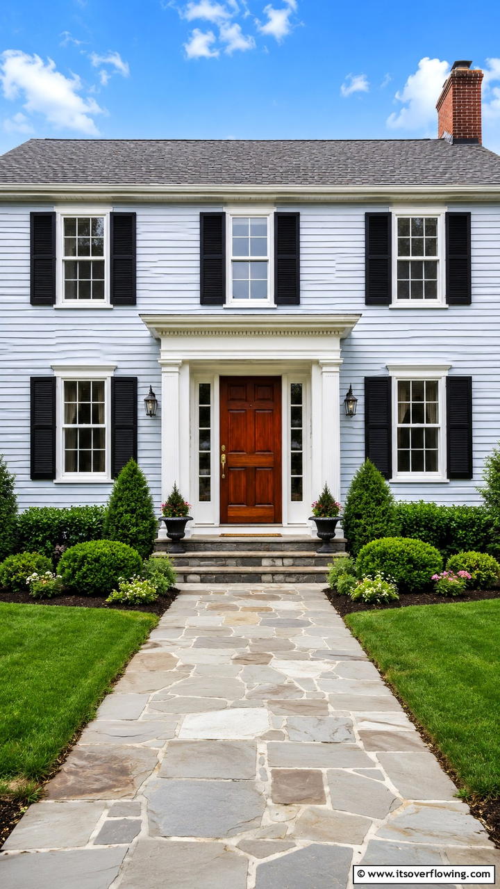 Classic Wood Elegance - 30 Colonial Front Door Ideas to Enhance Your Home’s Charm