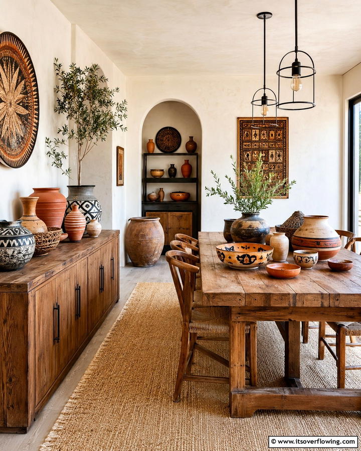 Clay Pottery - 30 Bold Southwestern Decor Ideas for Modern Homes