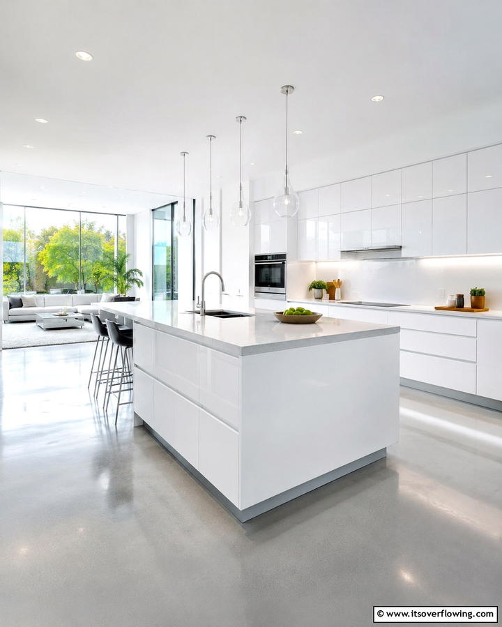 Clean Lines and Bright Spaces - 30 Grey and White Kitchen Ideas for Timeless Monochromatic Design