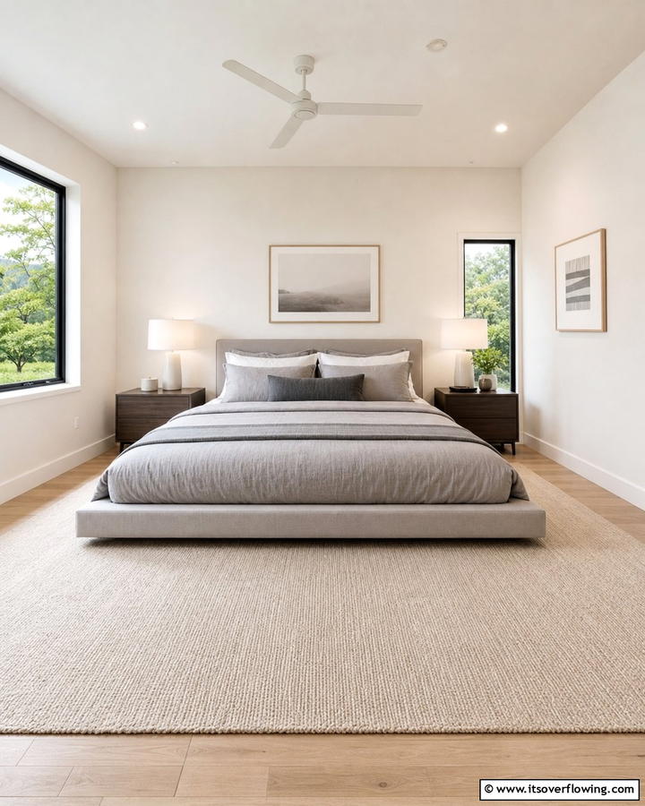 Clean Lines and Neutral Palette - 21 Minimalist Bedroom Ideas for a Serene Retreat