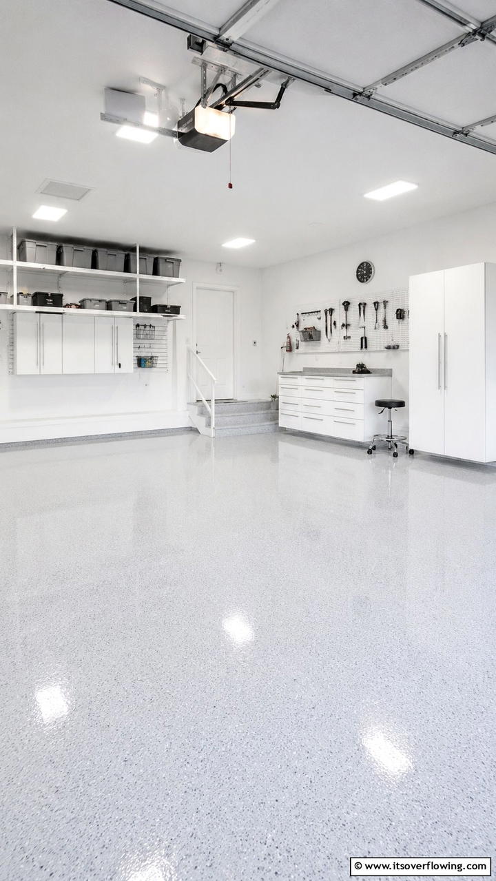 Clean White Canvas - 30 Creative Garage Wall Paint Ideas for a Fresh Look