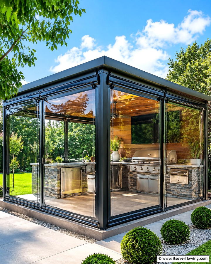 Clear Vinyl Panel Enclosures - 25 Patio Enclosure Ideas for Year-Round Enjoyment