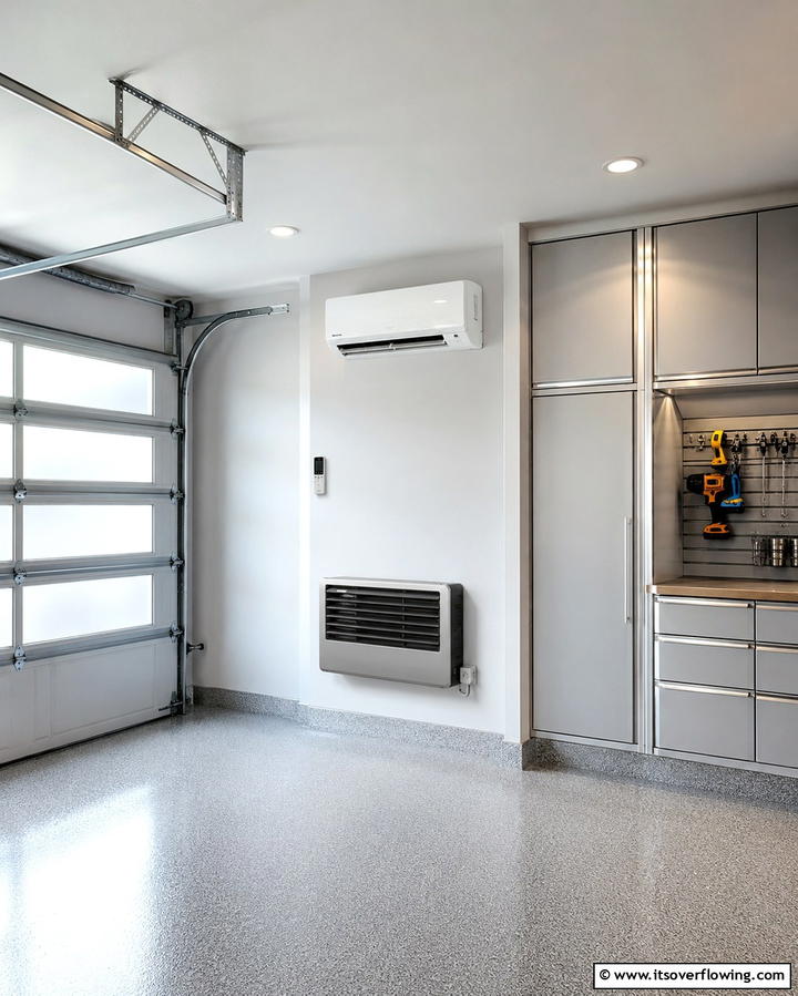 Climate Control System - 25 Motorcycle Garage Ideas for Bike Enthusiasts