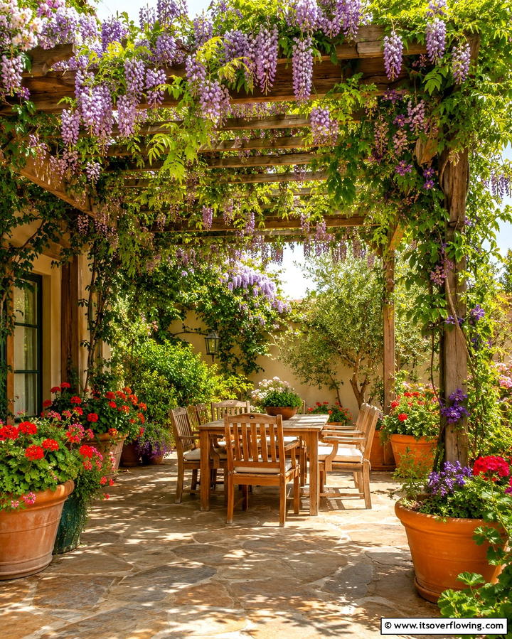 Climbing Plants and Vines - 25 Pergola Shade Ideas to Transform Your Outdoor Space