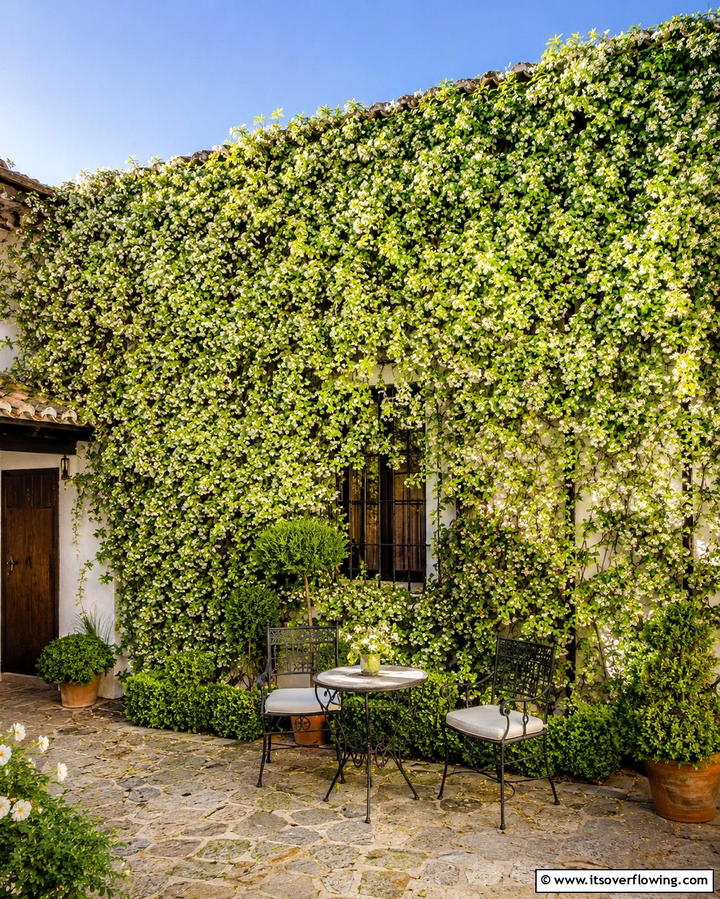 Climbing Plants - 25 Spanish Style Patio Ideas for Outdoor Living