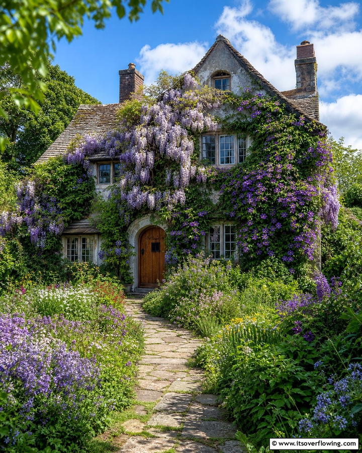 Climbing Vines on Facades - 20 Charming Cottagecore House Exterior Ideas