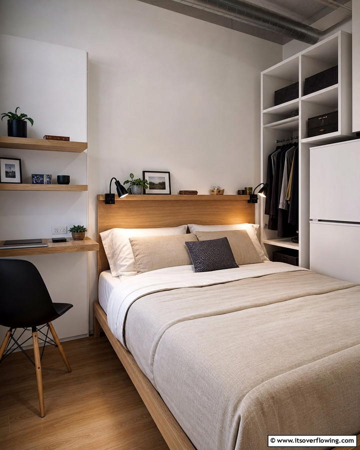 Clip On Lamps - 20 Small Bedroom Lighting Ideas for a Cozy and Inviting Space