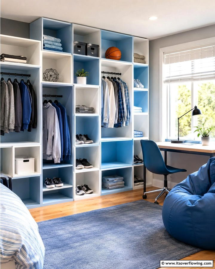 Closet Cubes for Modular Organization - 25 Open Closet Ideas to Maximize Your Space