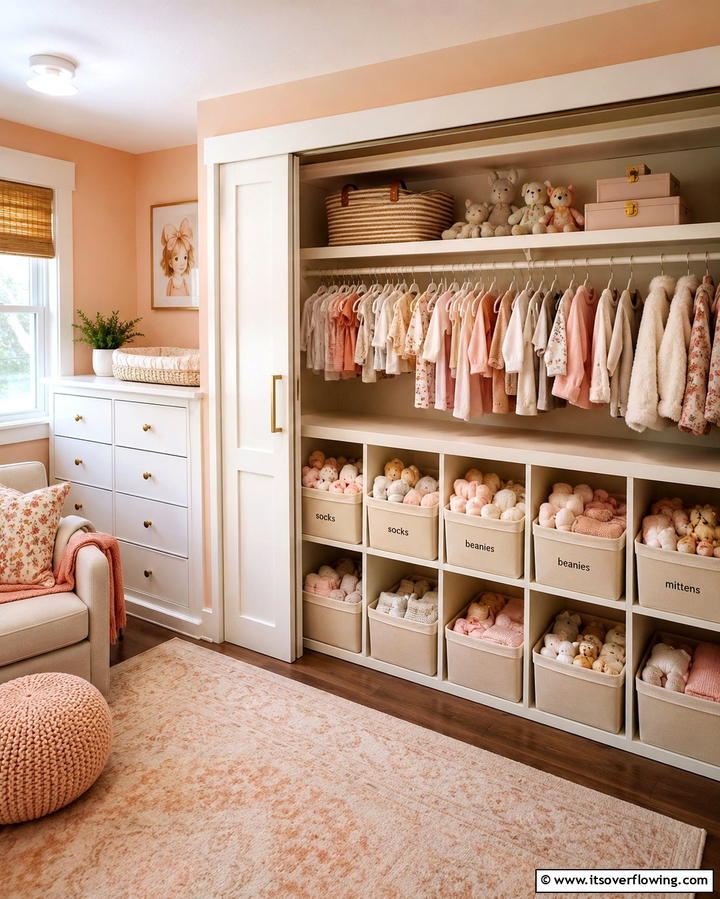 Closet Dividers for Easy Organization - 25 Nursery Closet Ideas for Organized Baby Spaces