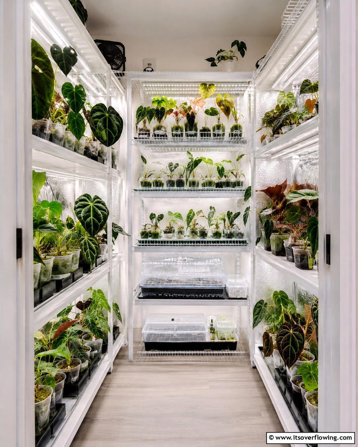 Closet Indoor Greenhouse - 20 Indoor Greenhouse Ideas for Year-Round Gardening