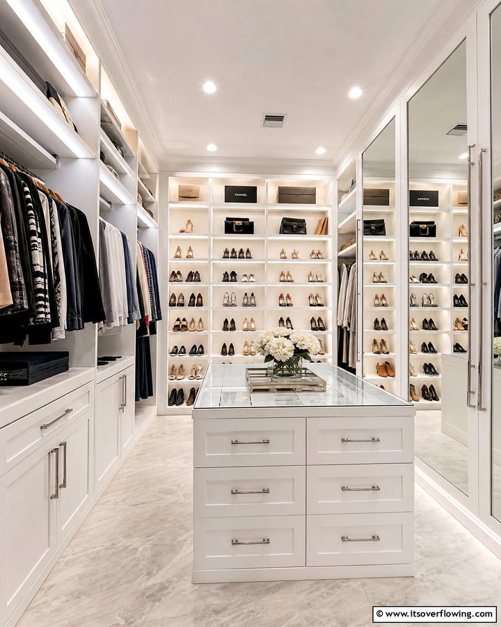 Closet Organization Illumination - 20 Recessed Lighting Ideas for Modern Home Illumination