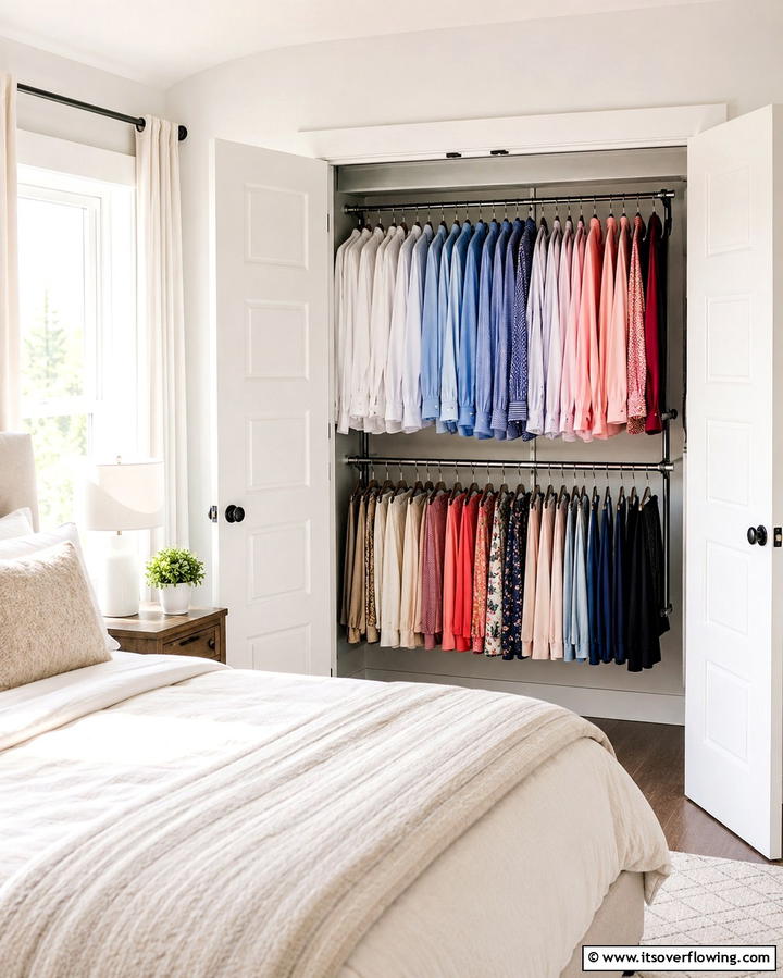 Closet Rod Extenders - 25 Smart Bedroom Storage Ideas to Declutter Your Space