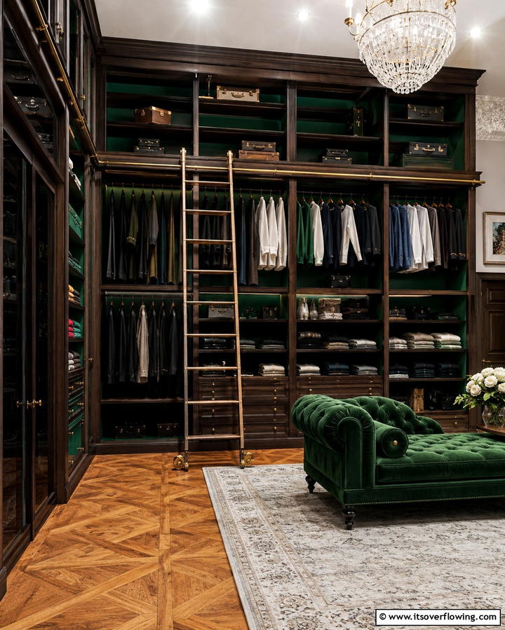Closet with Ladder Access - 25 Open Closet Ideas to Maximize Your Space