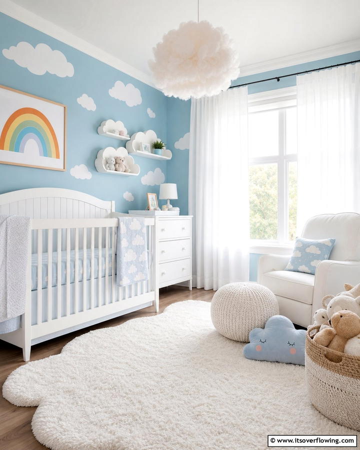 Cloud Nine Haven - 25 Baby Girl Nursery Ideas for a Dreamy Space