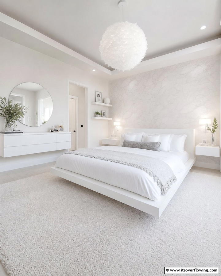Cloudy White - 25 Calming Paint Colors for a Relaxing Home
